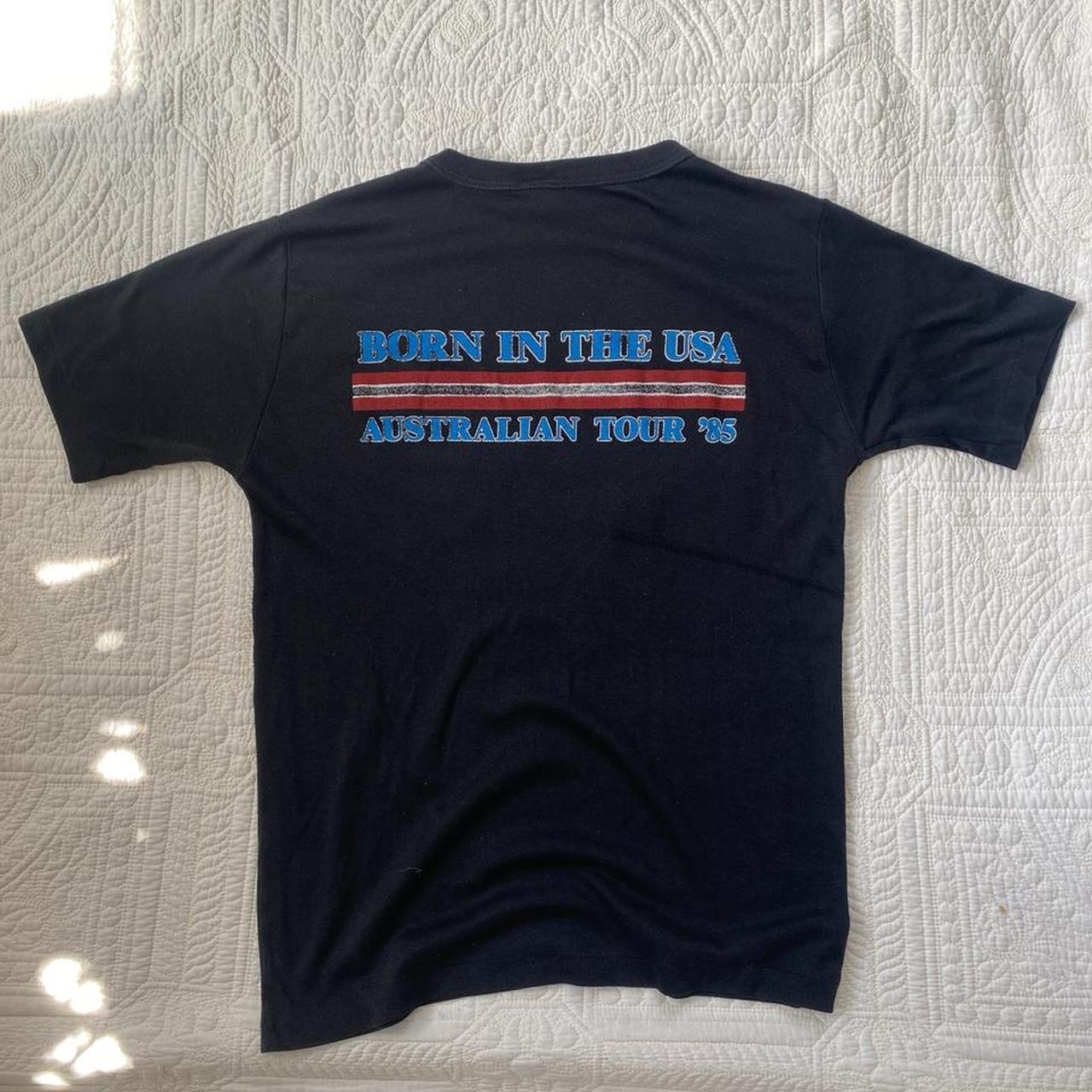 Vintage Bruce Springsteen T-shirt from 1984-84 Born | Depop