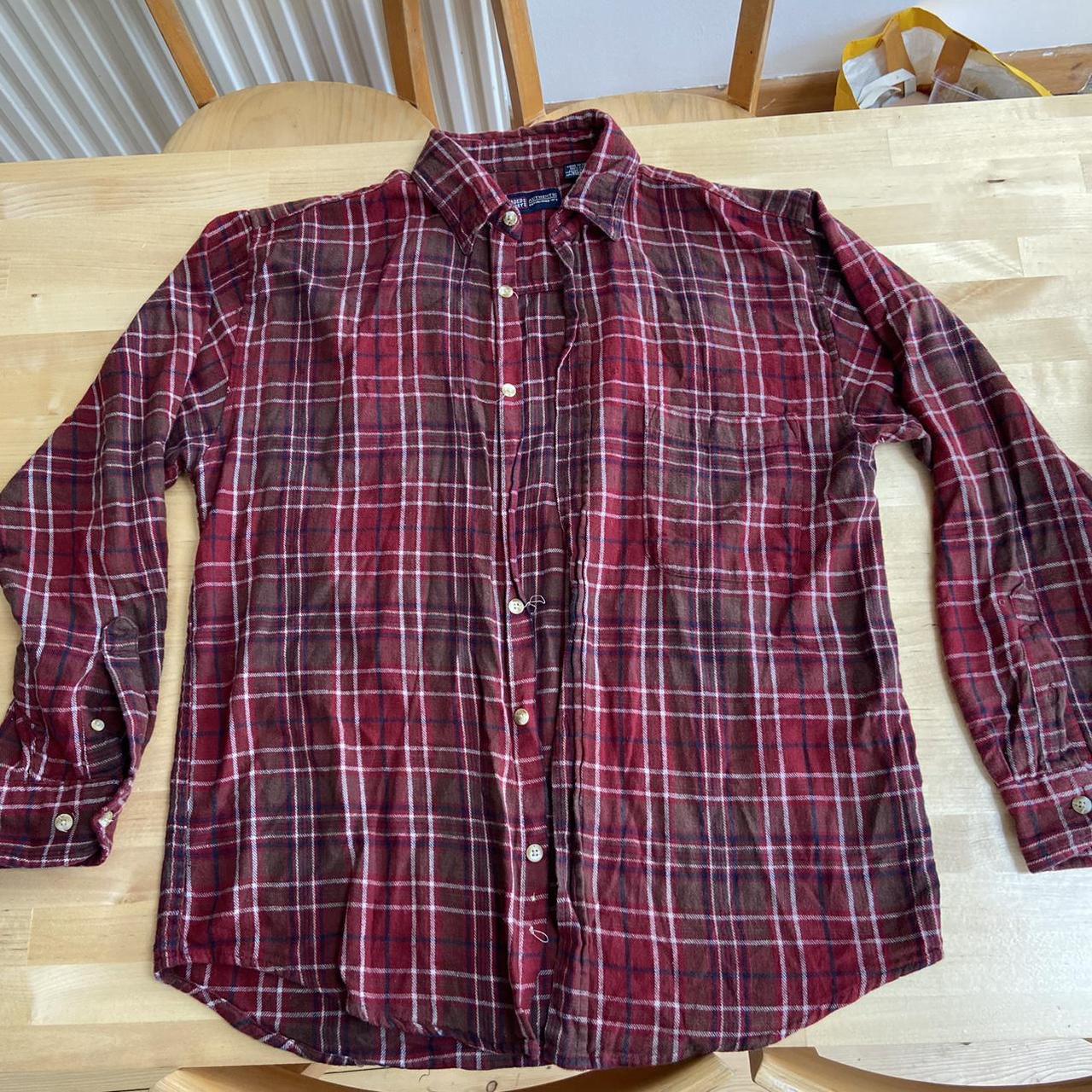 Faded glory checkered plaid shirt, S-Small Medium... - Depop
