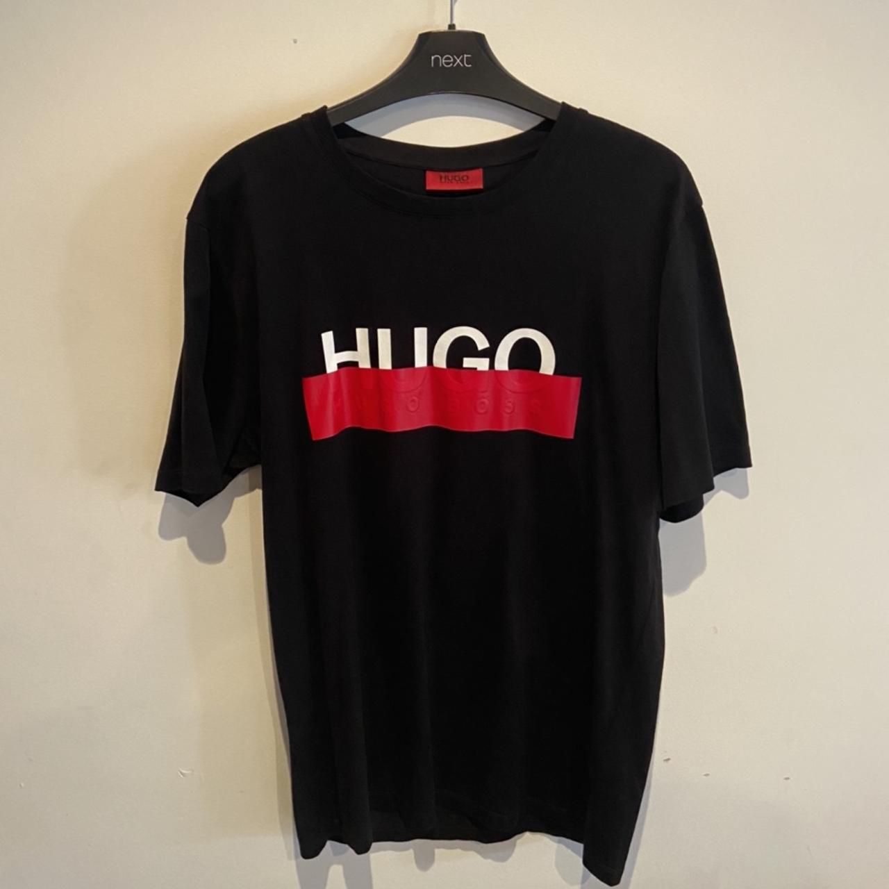 black and red hugo boss t shirt