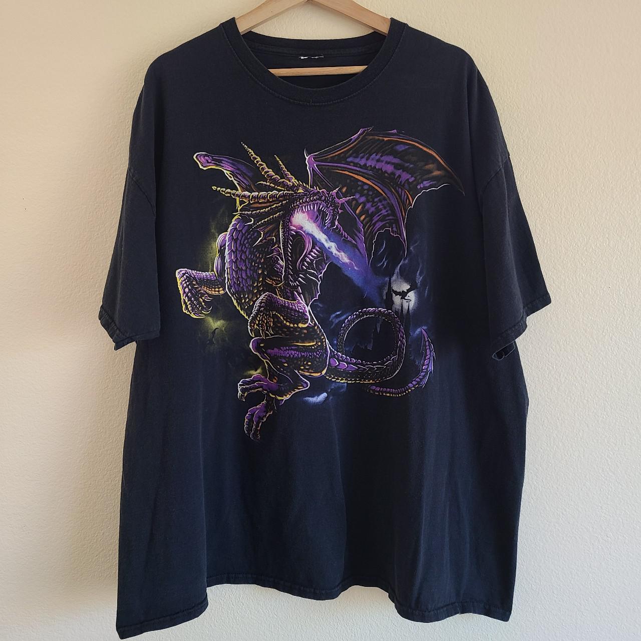 Product Image 1 - Faded black dragon t-shirt XL
