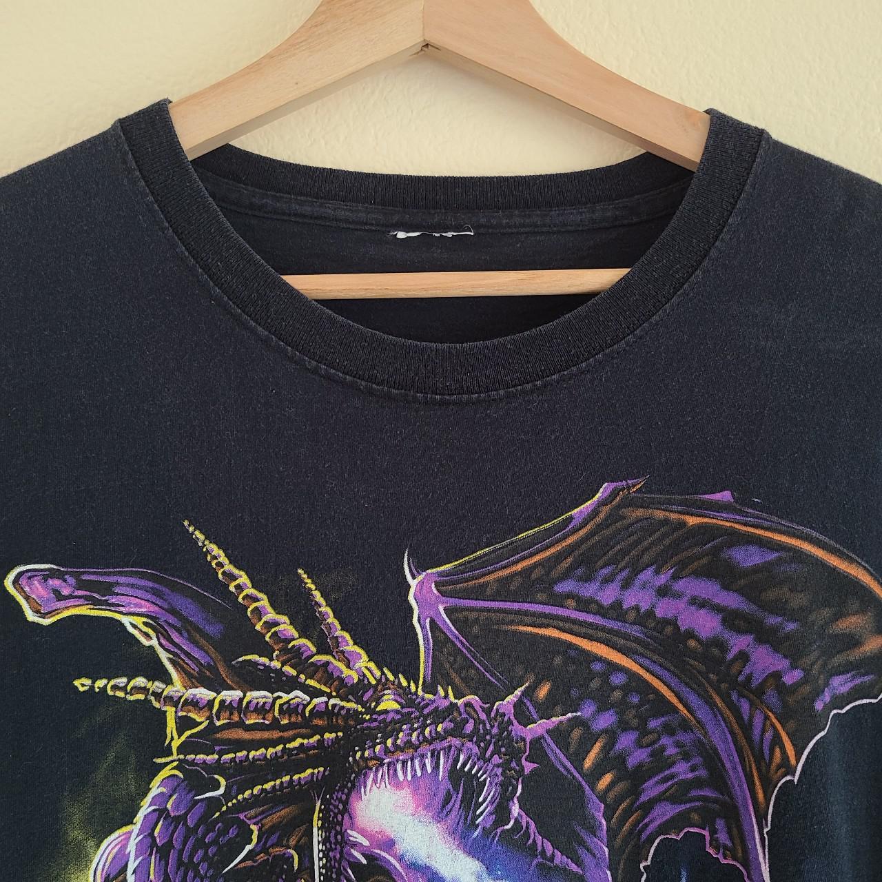 Product Image 3 - Faded black dragon t-shirt XL