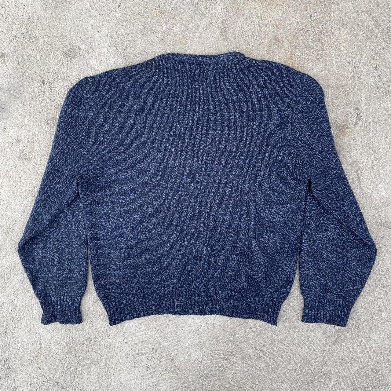 Mens Vintage Wool Knit Pullover Crewneck Sweater... - Depop