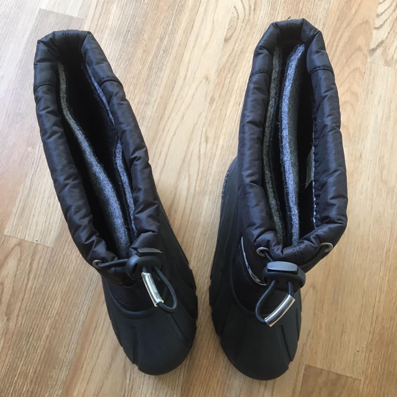 Sorel Kids Cub Winter Boots in Black. Almost new,... - Depop