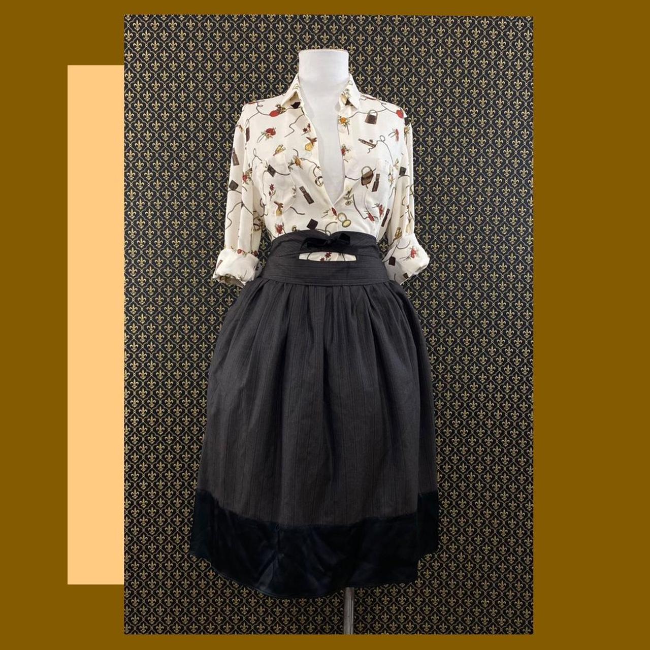 Chloé Women's Brown and Black Skirt