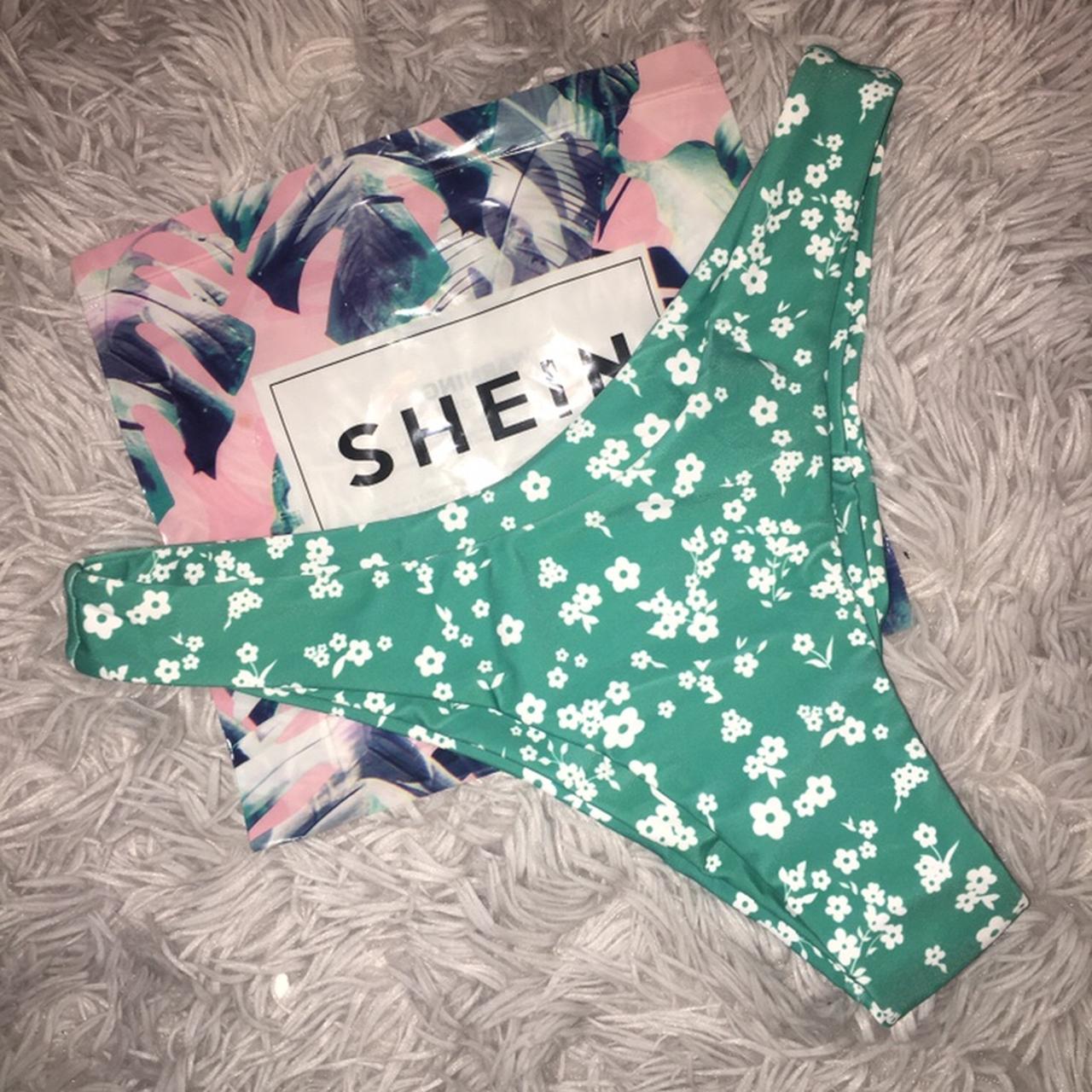 SHEIN Ditsy Floral Bikini Bottoms 🌟In perfect... - Depop