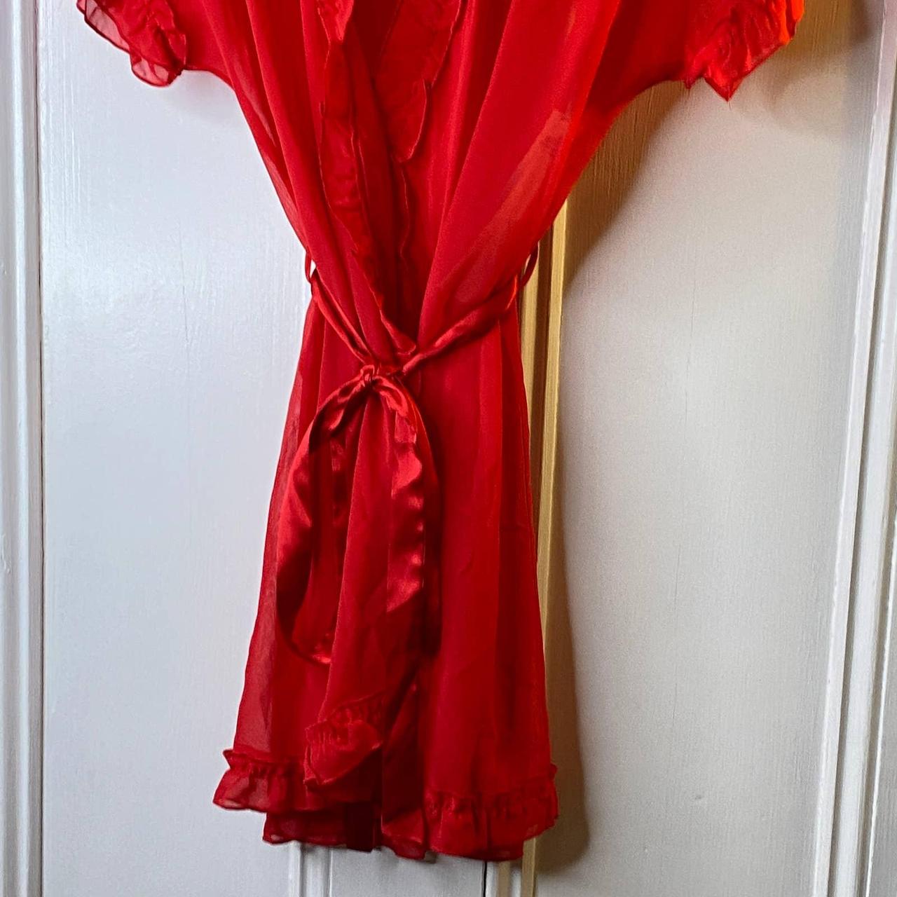 Linea Donatella Women's Red Robe (4)