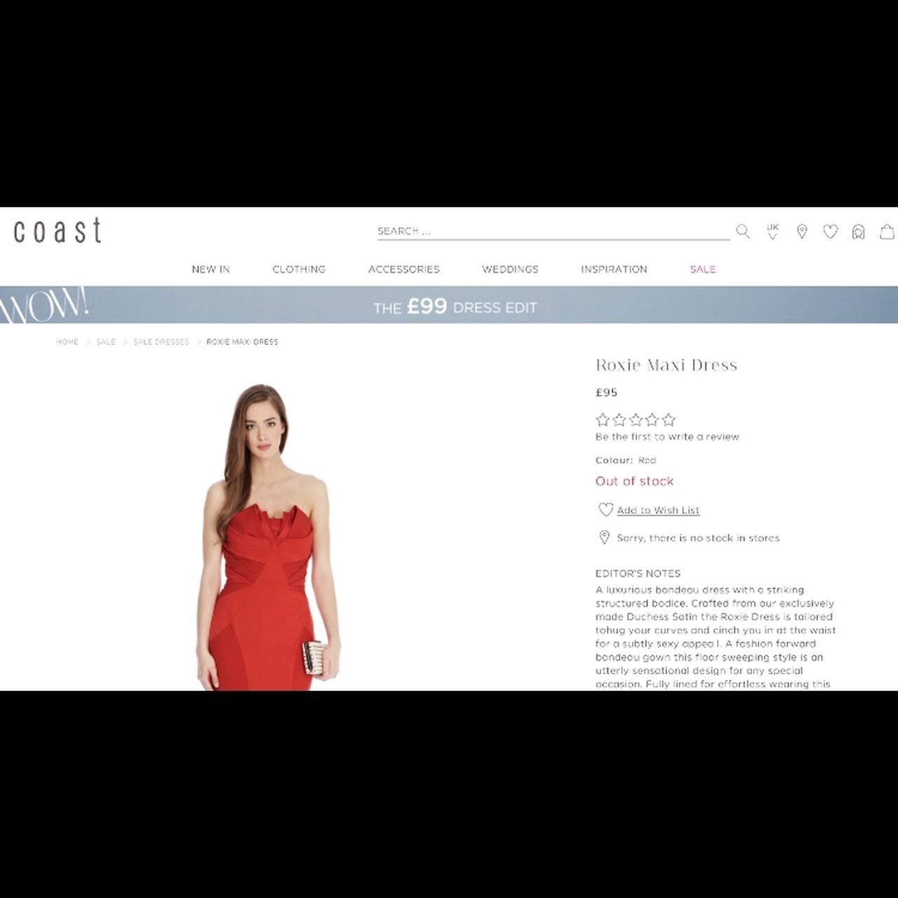 Coast Roxie Maxi Dress size Love this