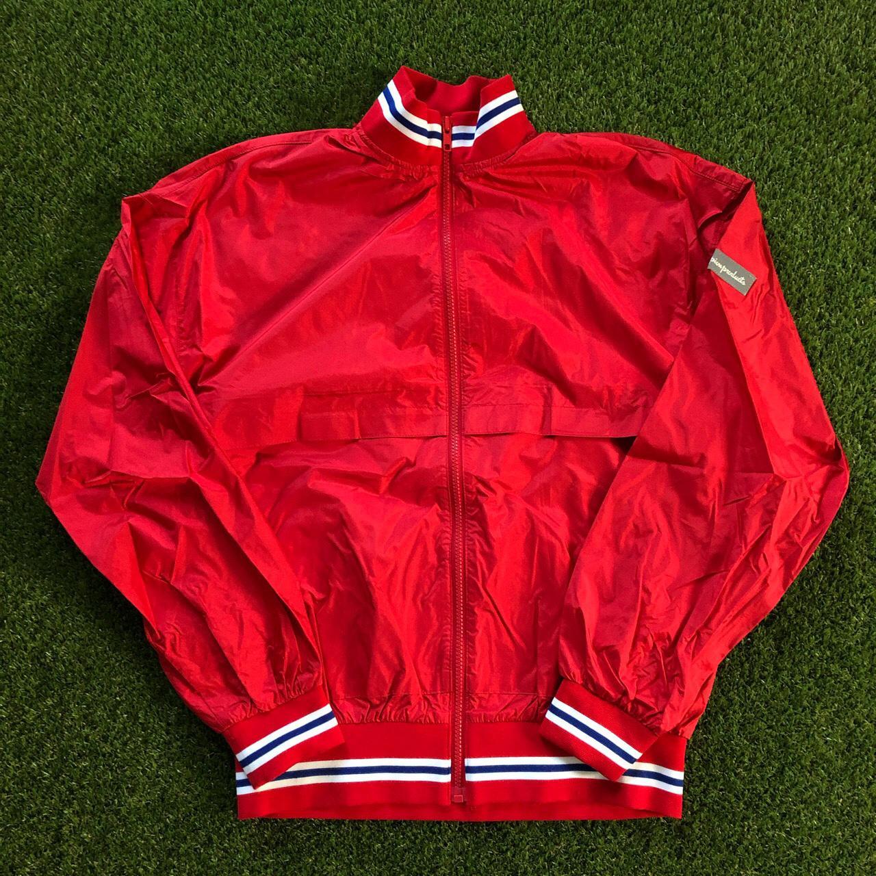 red champion bomber jacket