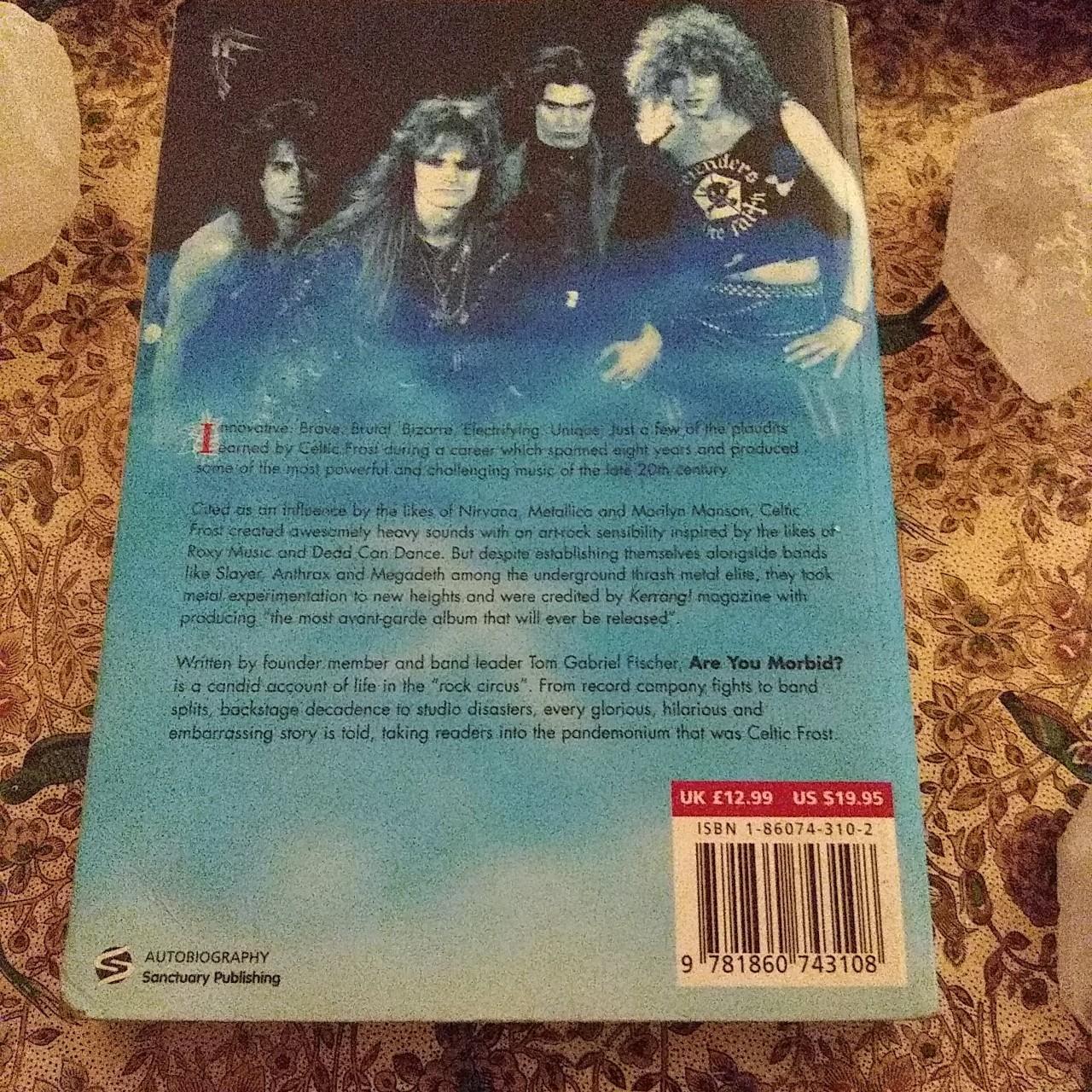 Are You cheapest Morbid? Tom G. Warrior Book Sanctuary 2000 Rare