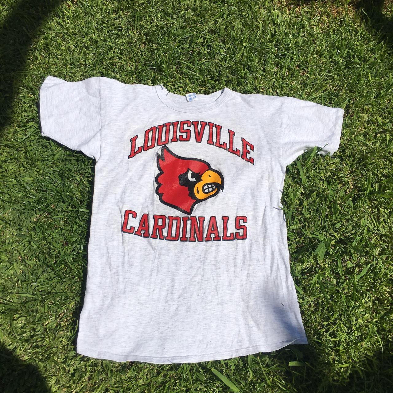 Louisville Cardinals Jacket ZIPPER HAS MISSING - Depop