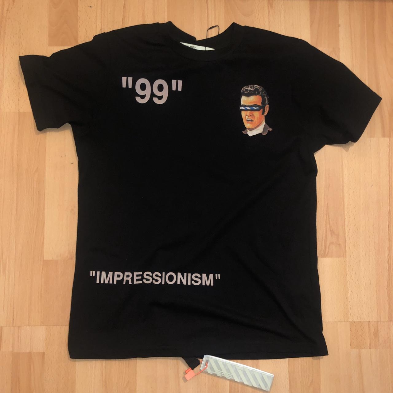 Off White Impressionism tee SS19 , Size M , RRP £265...