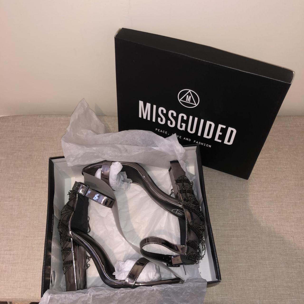 Missguided sales silver heels