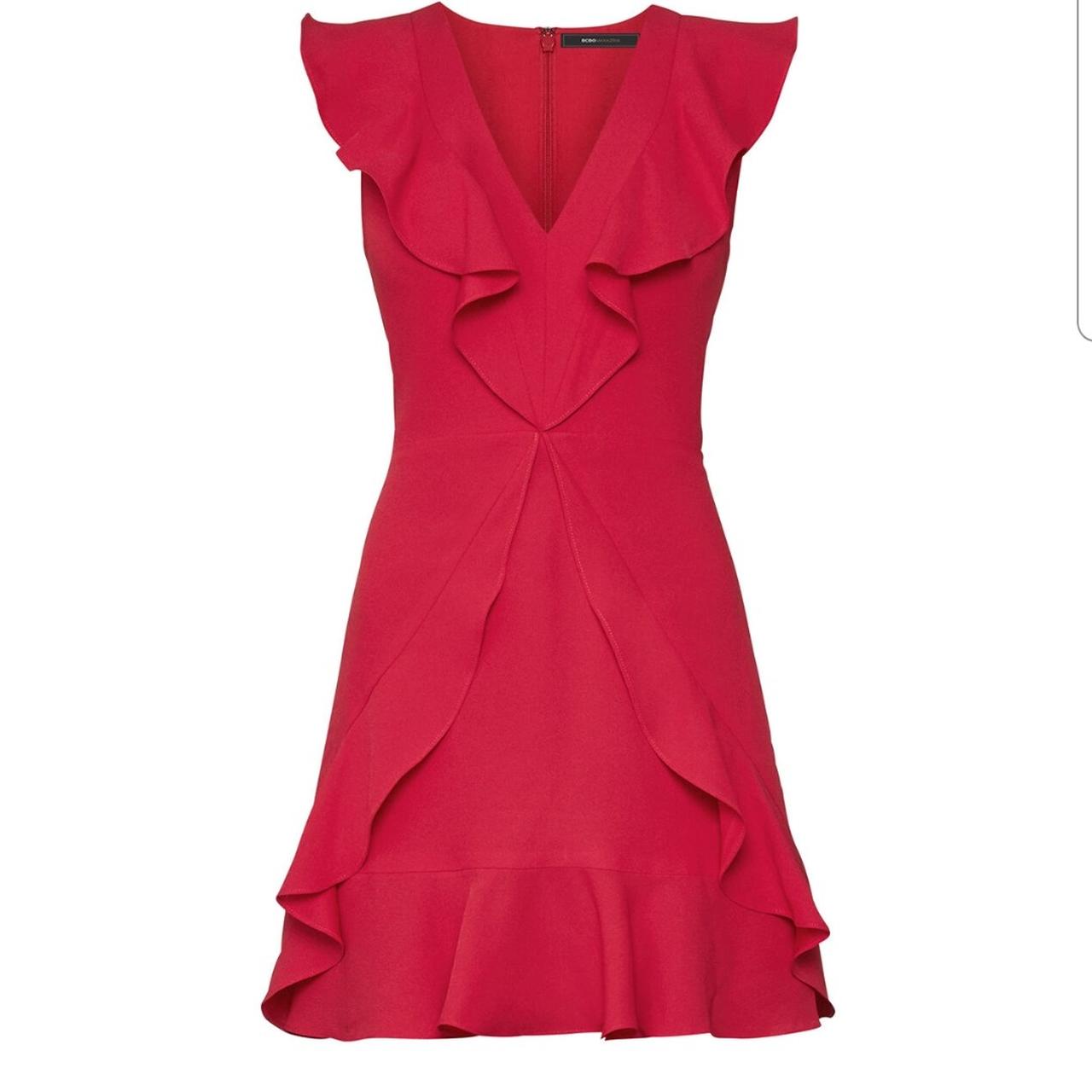 BCBG Tyrah dress NWT 2019 Sleeveless ruffle mini