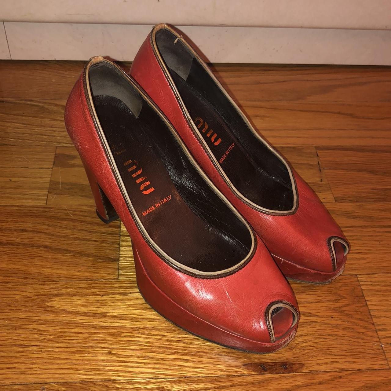 miu miu red heels