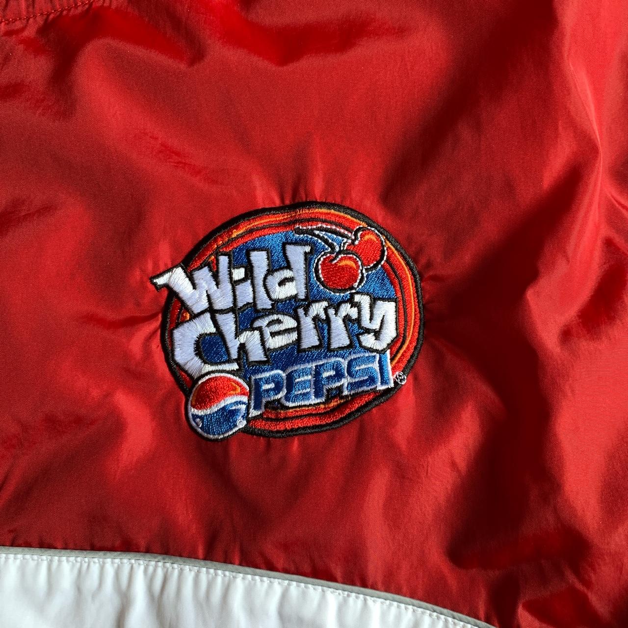 Wild Cherry Pepsi windbreaker • Graphic is | Depop