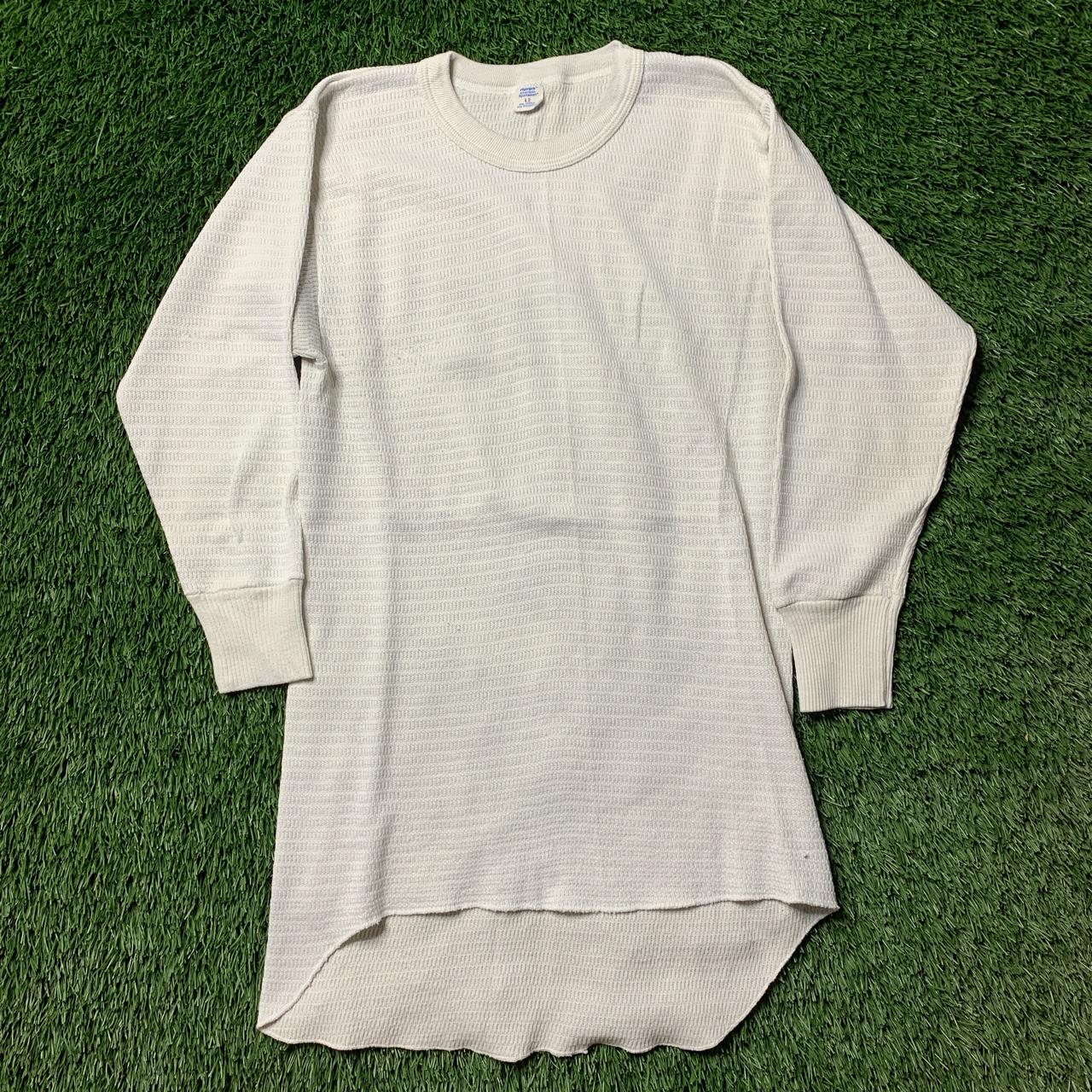 Vintage Hanes Thermal Long Sleeve Shirt Vintage Hanes Waffle Knit