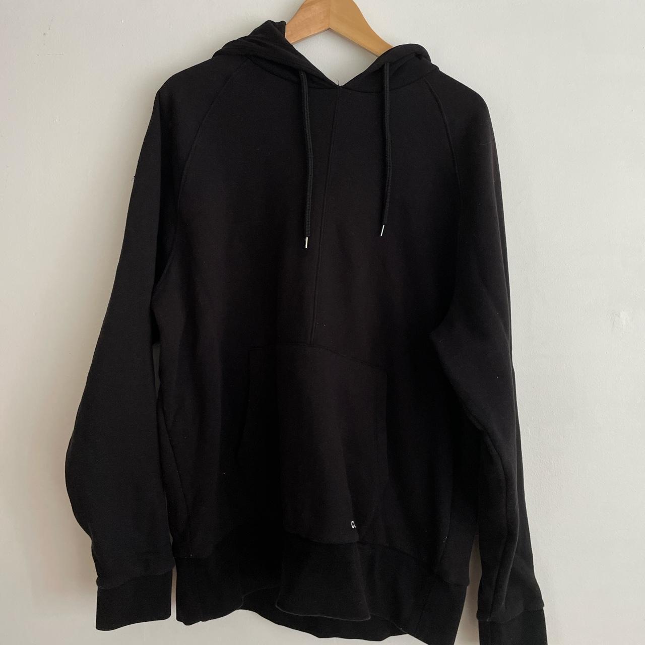 Basic black hoodie Brand collusion ASOS - Depop