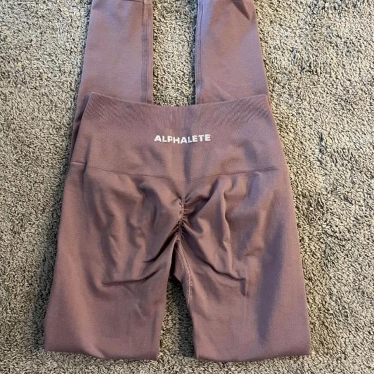 Alphalete Women's Pink Leggings Depop