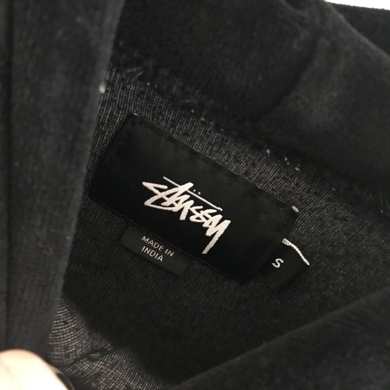 Black velvet stussy hoodie. 10/10 condition hmu with... - Depop