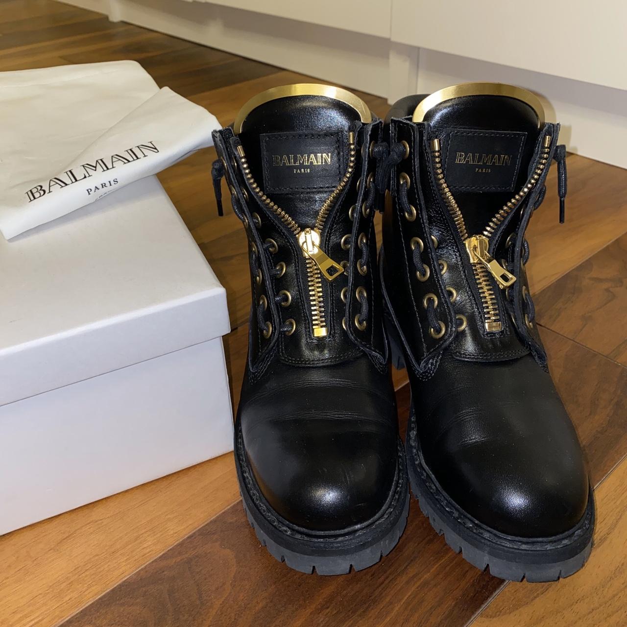 Balmain combat sale boots