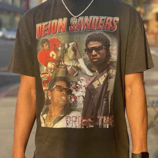 Grace Court Deion Sanders Vintage T-shirt Excellent - Depop