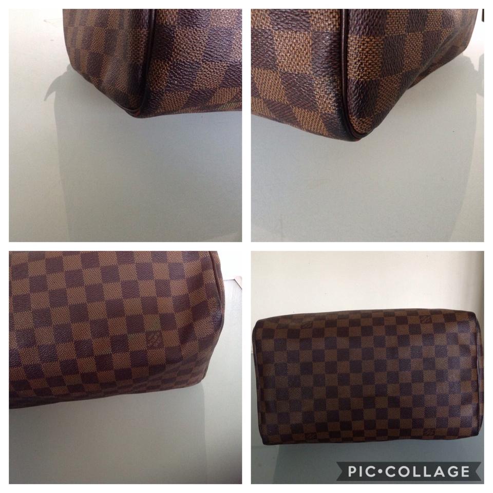 Louis Vuitton speedy 30 Authentic LV in damier azur - Depop