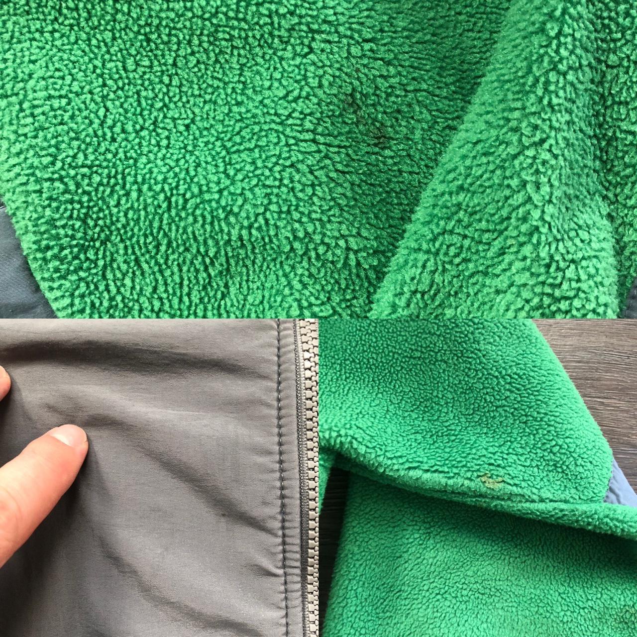 The North Face Women's Grey and Green Jacket (4)