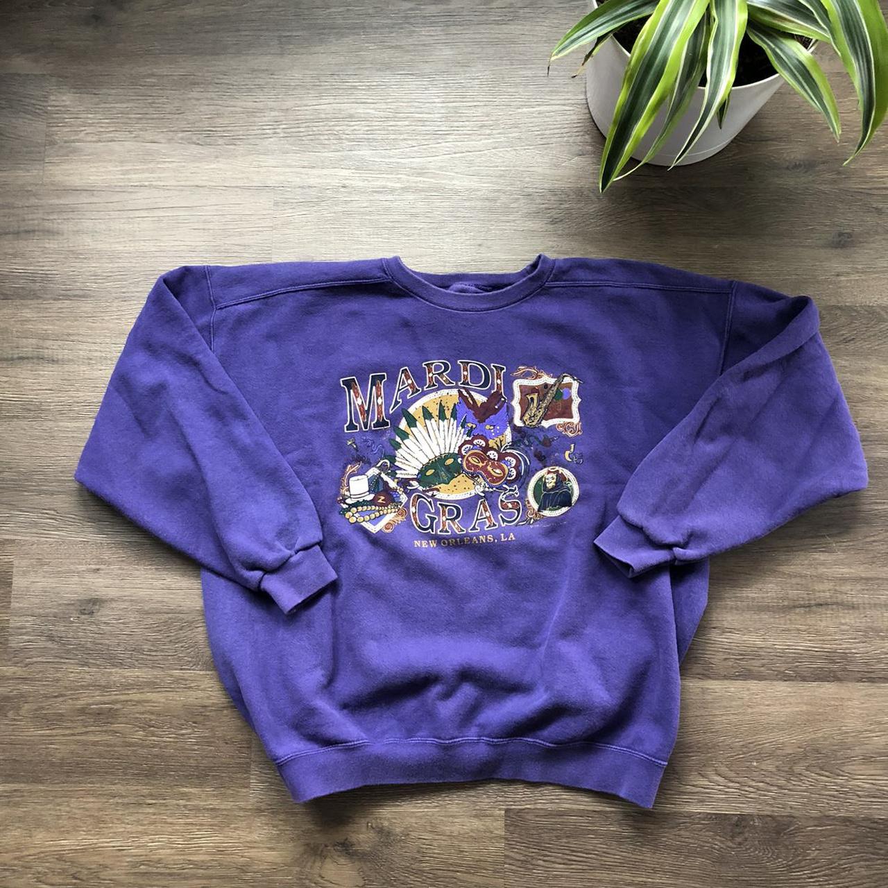 Hard Rock Cafe Men's Purple Sweatshirt