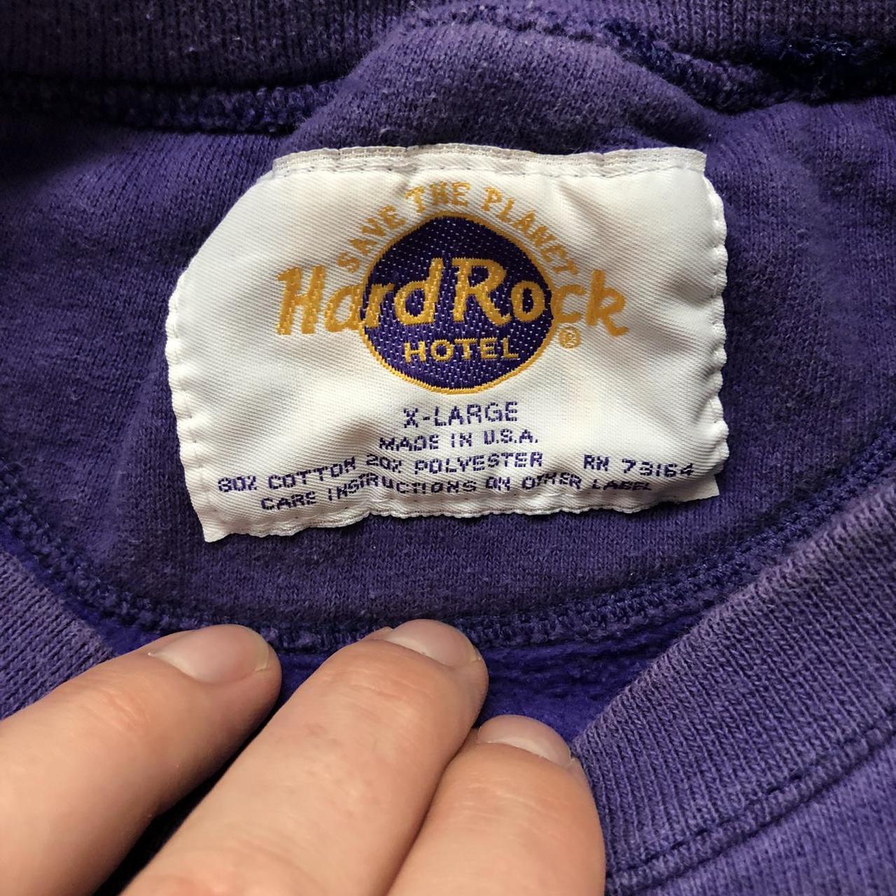 Hard Rock Cafe Men's Purple Sweatshirt (4)