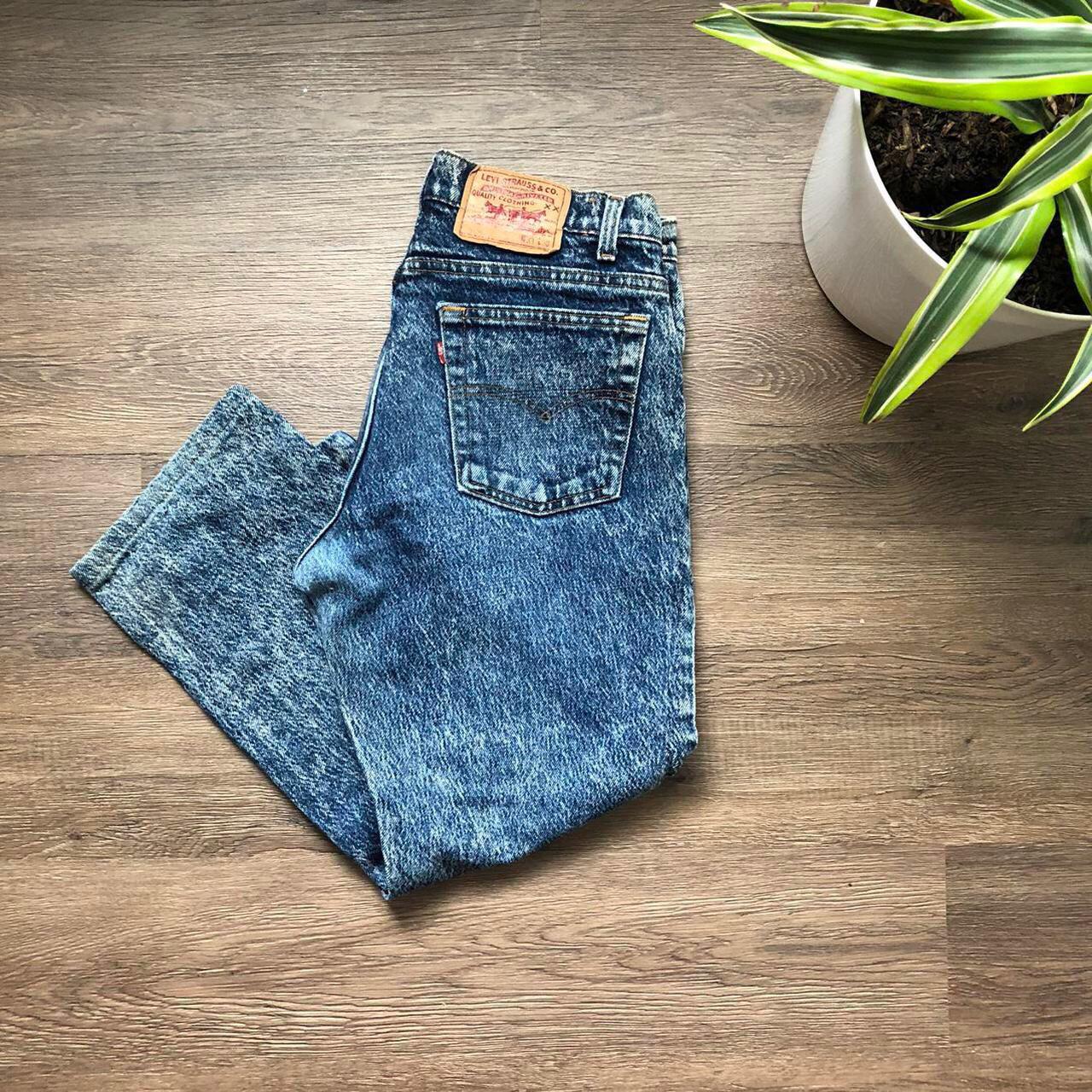 vintage acid wash levis