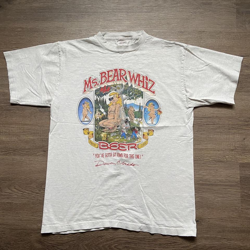 🔥🐻VINTAGE BEAR WHIZ SHIRT🐻🔥 -Vintage Ms. Bear Whiz... - Depop