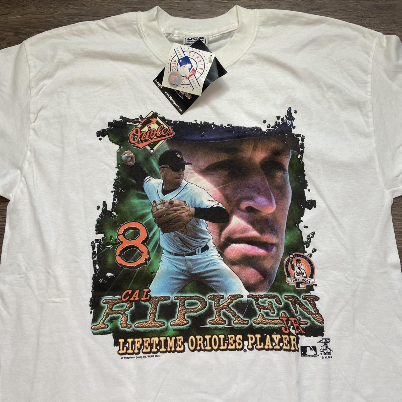 Deadstock Vintage Cal Ripken Jr. Player t shirt.  - Depop