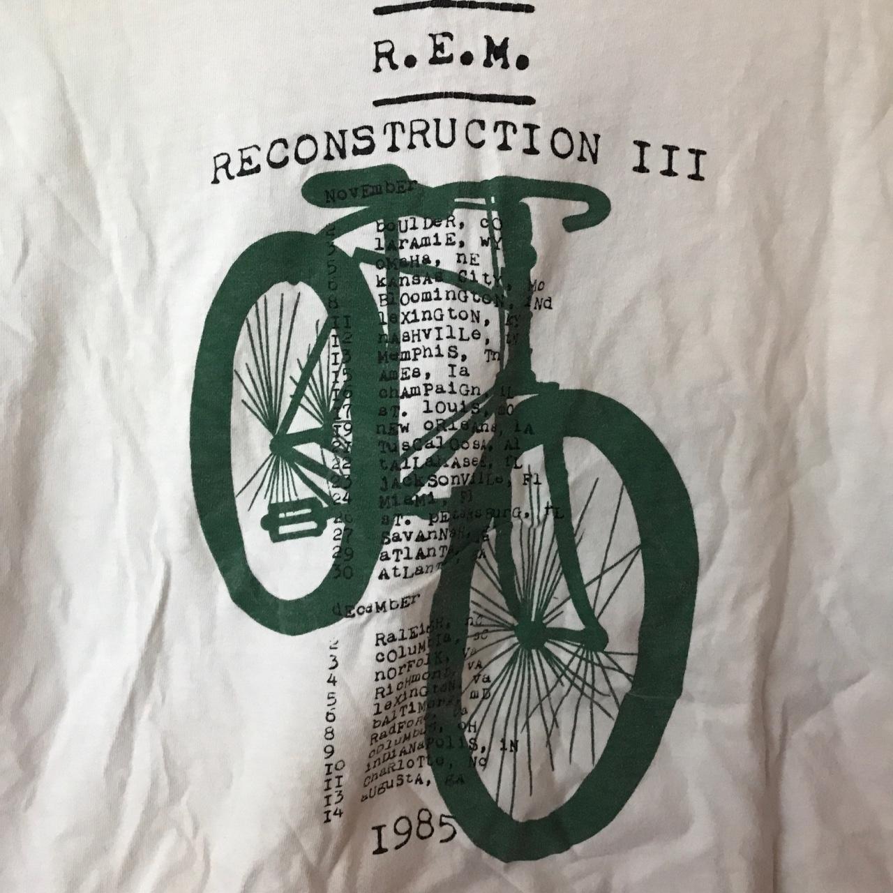 1985 Vintage R.E.M. Reconstruction II tour T-shirt | Depop
