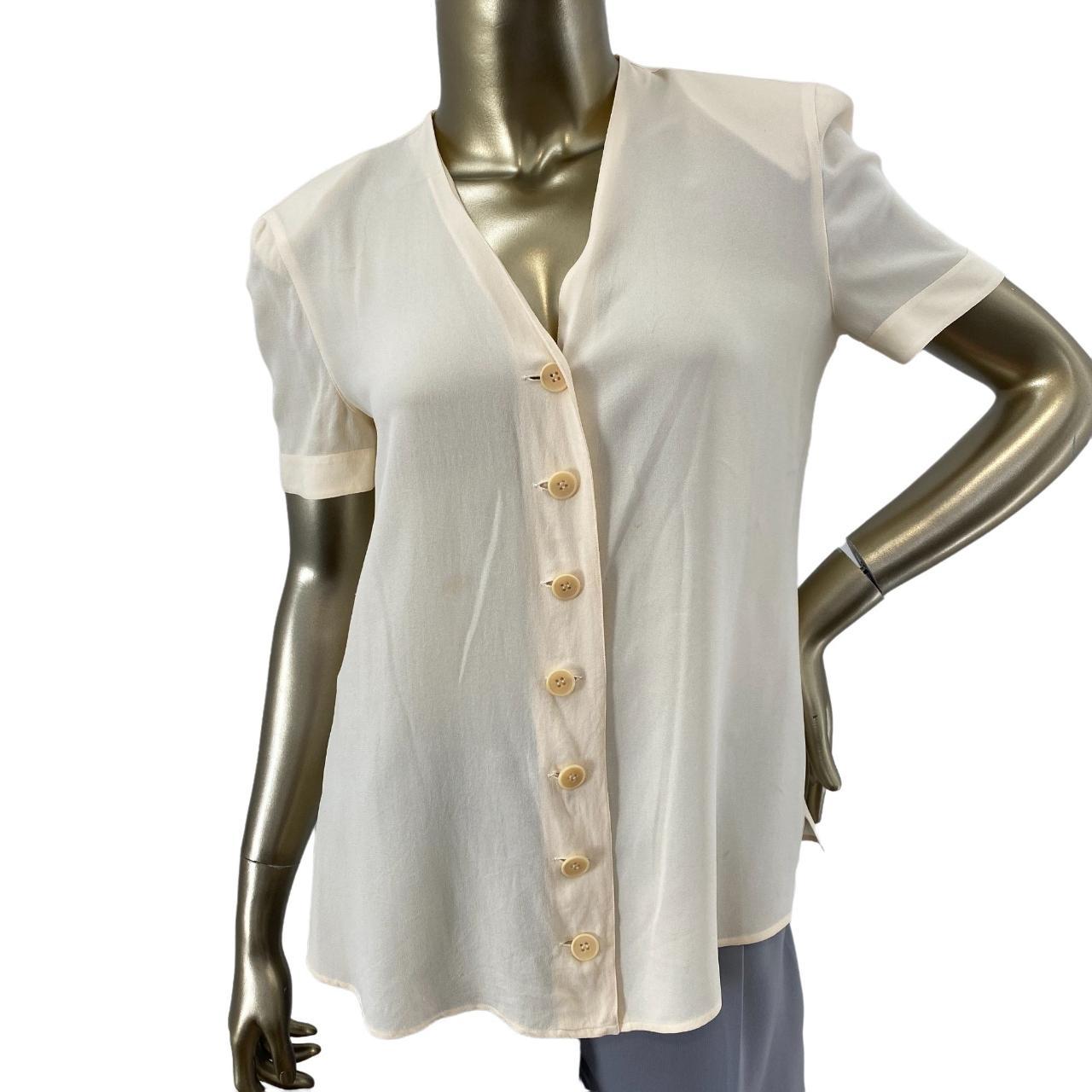 giorgio armani silk blouse