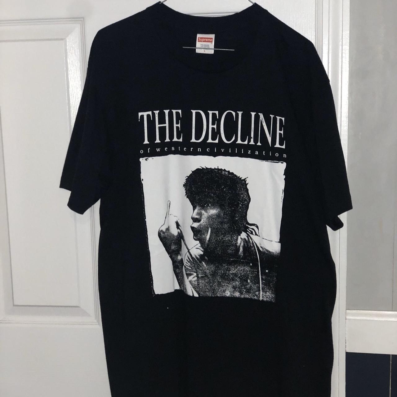 Supreme Decline Of Western Civilization Tee Graphic Tees Supreme
