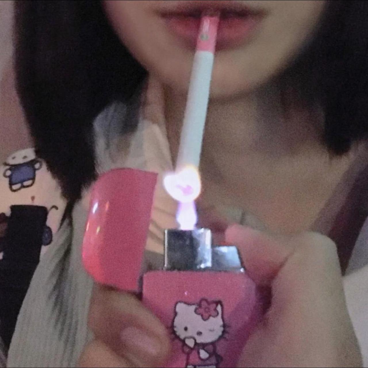 Hello kitty pink flame lighter FREE USA SHIPPING