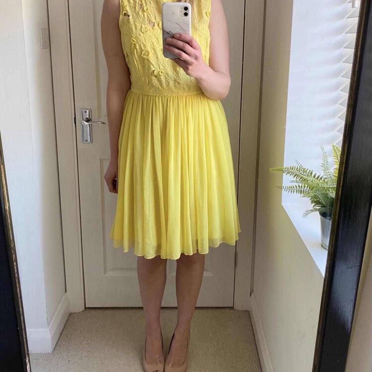 Yellow Reiss dress with beautiful tulle skirt