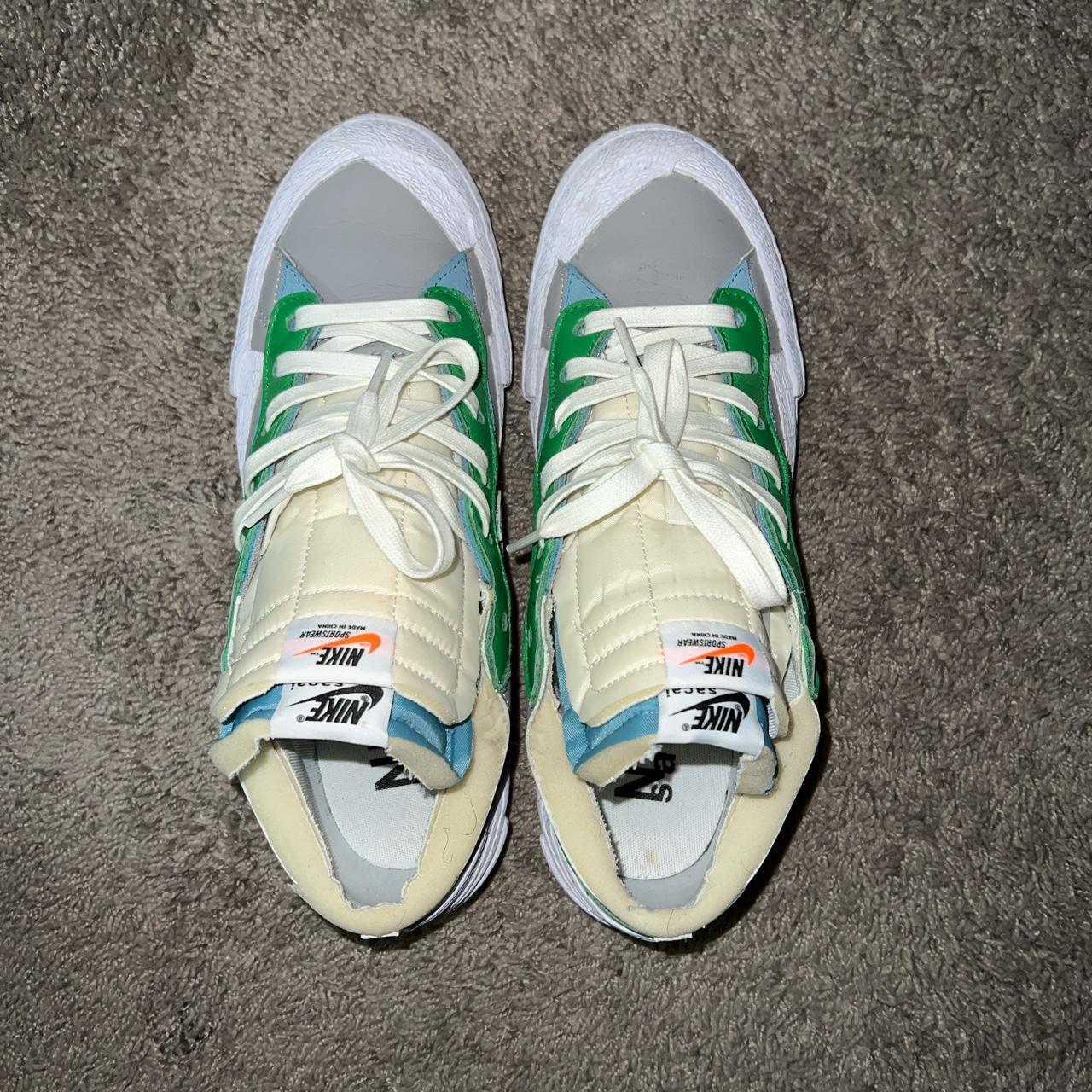 sacai blazer low classic green