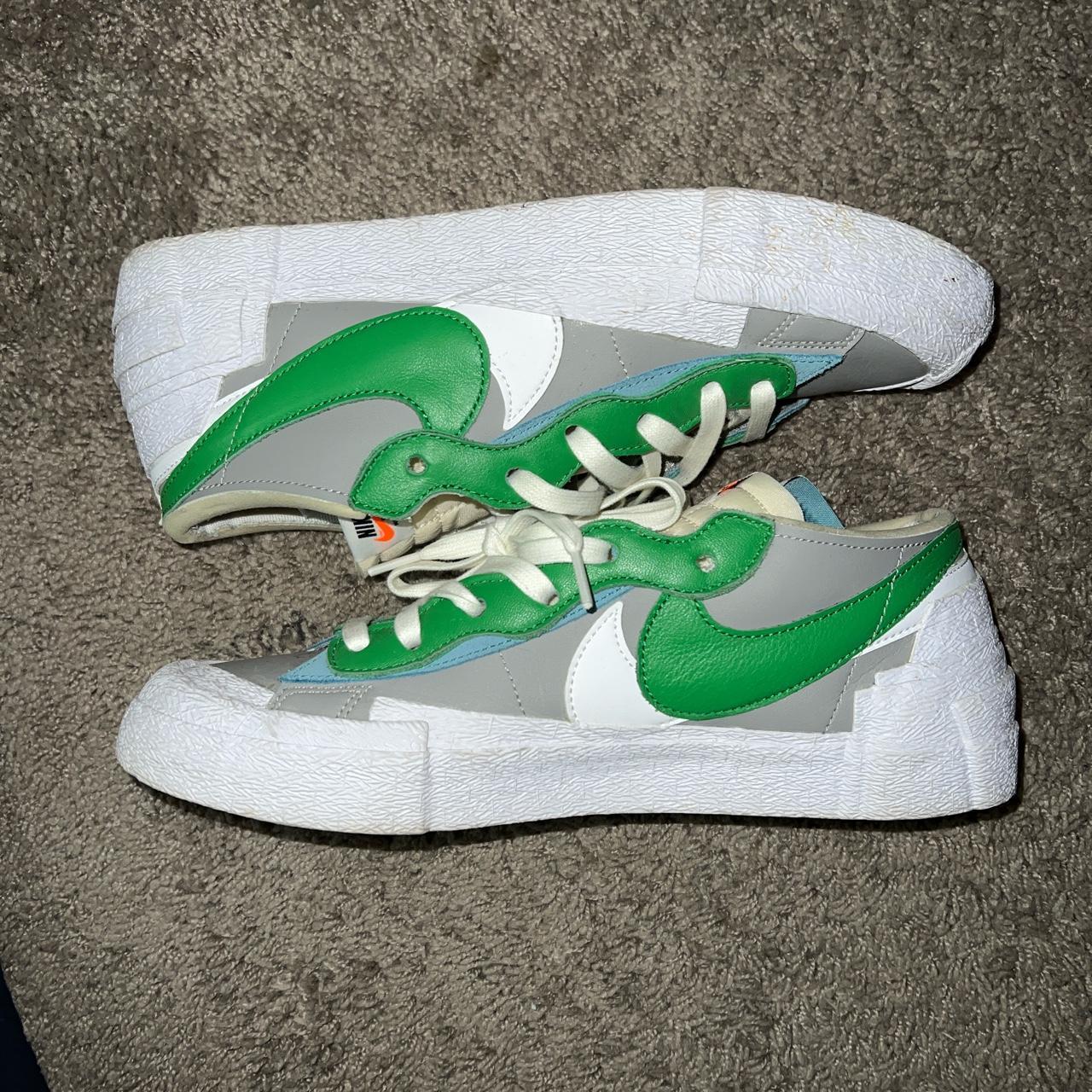 sacai blazer low classic green