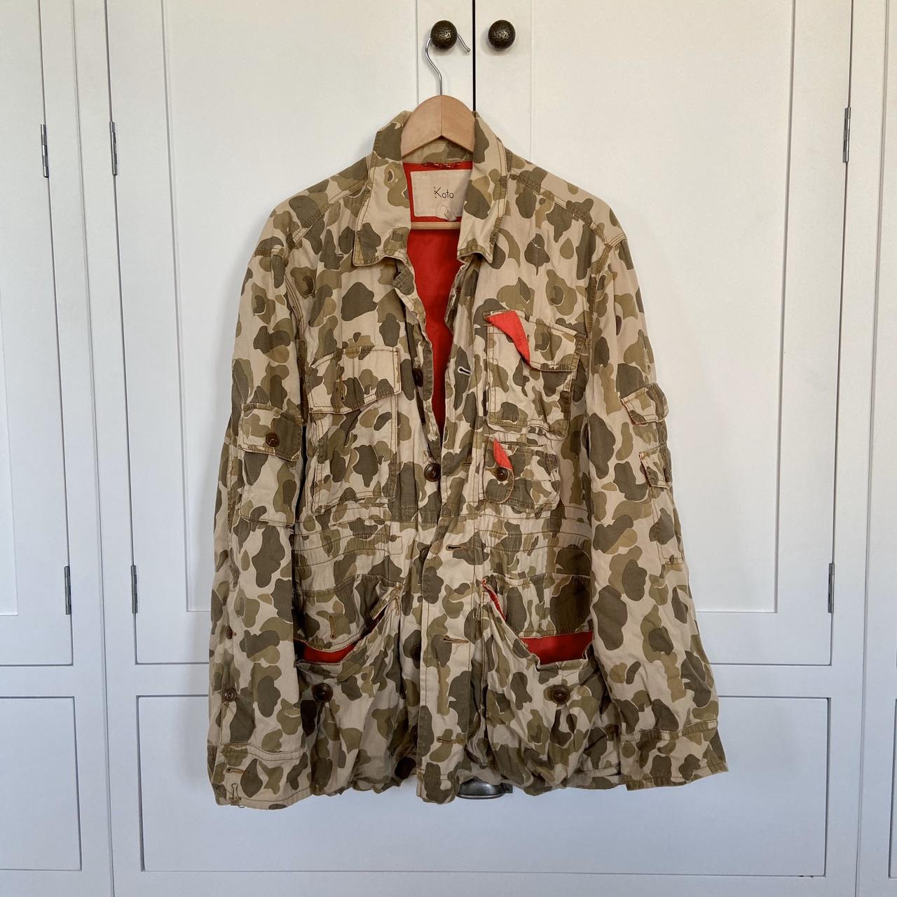 Koto lightweight camouflage jacket Size... - Depop