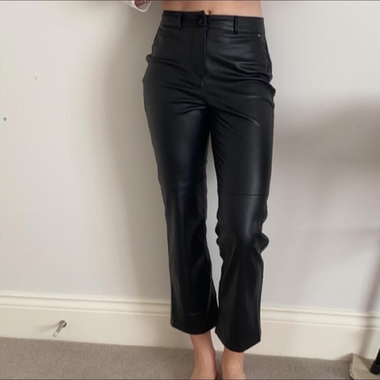 Mint Velvet Women's Black Trousers | Depop