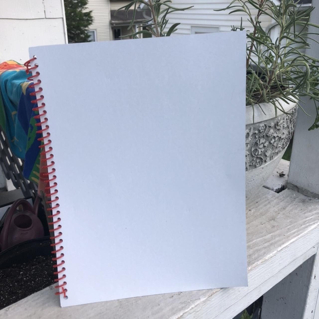 Custom collage on unlined notebook!! The notebook... - Depop