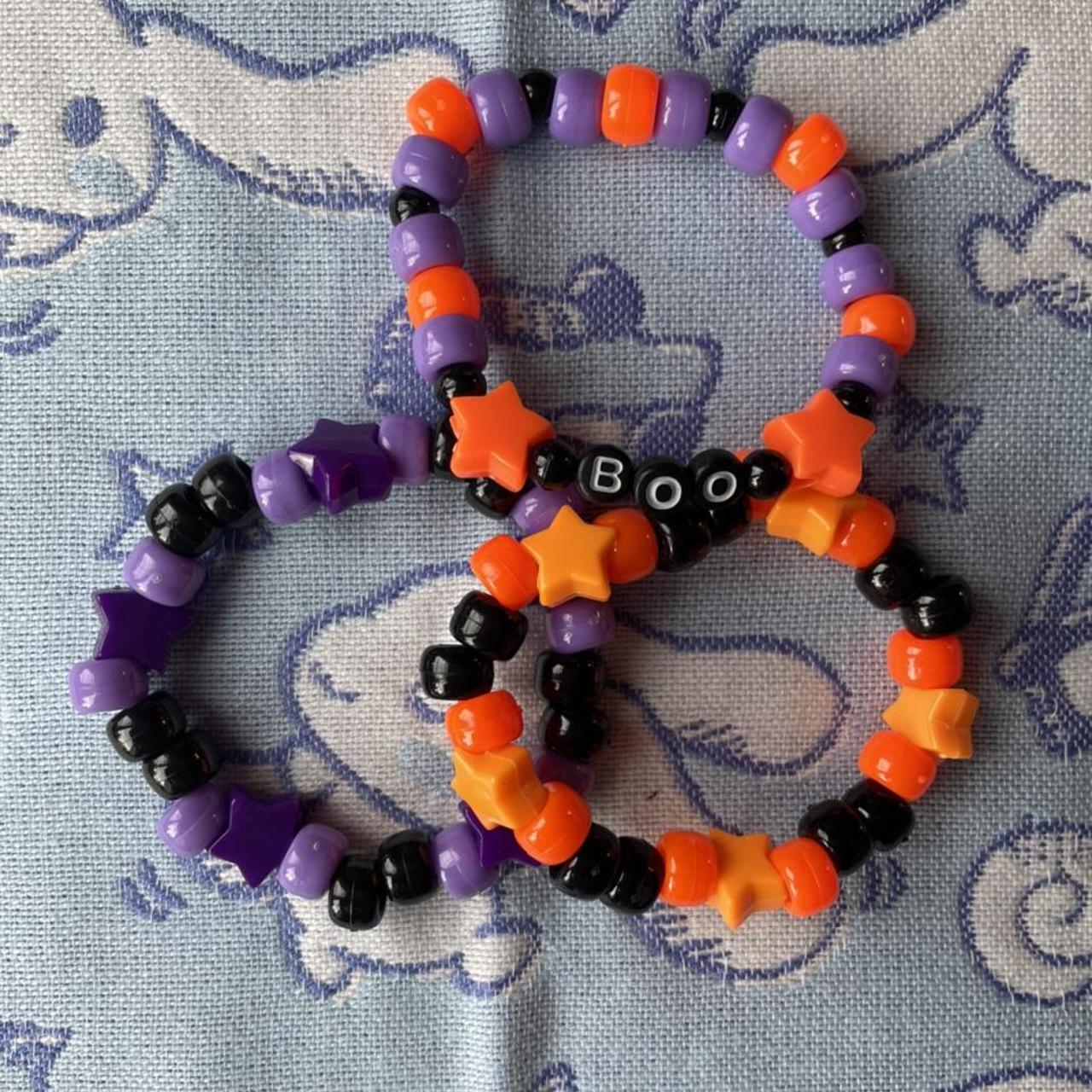 🎃 Halloween Themed Kandi set 🎃 Made my yours truly!... - Depop