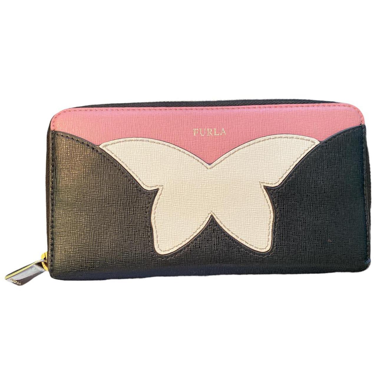 Product Image 1 - EUC Furla Butterfly Black Pink