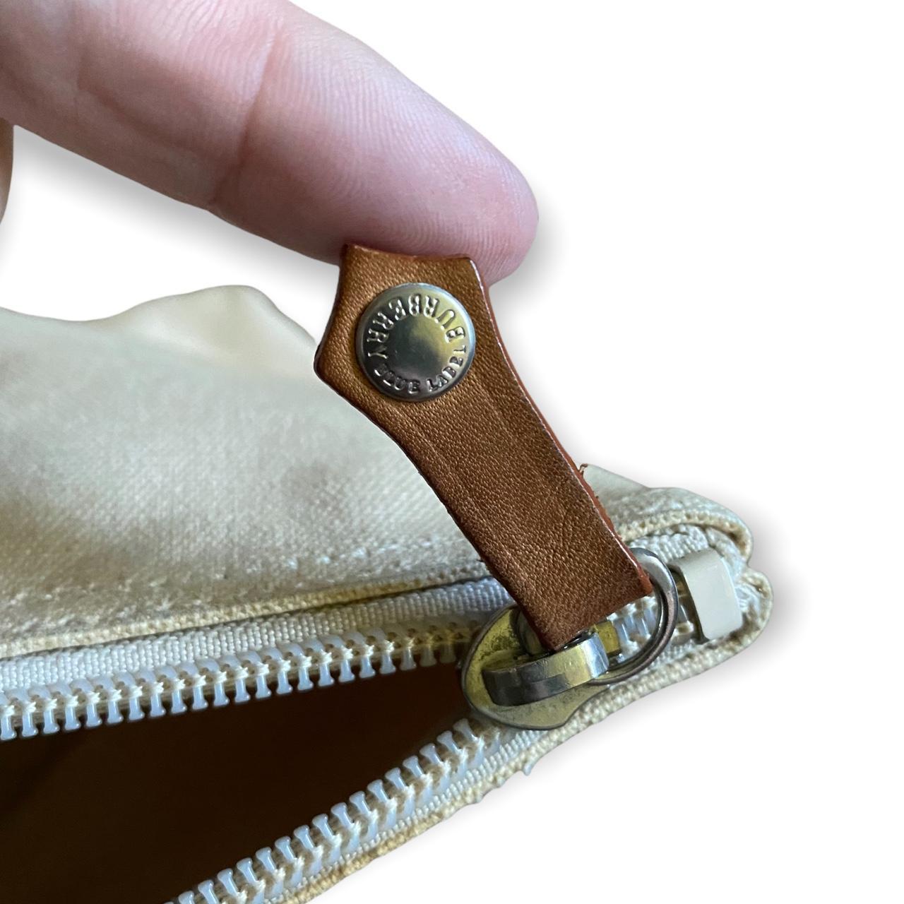 Large Burberry Zipper Top Travel Cosmetic Pouch.... Depop