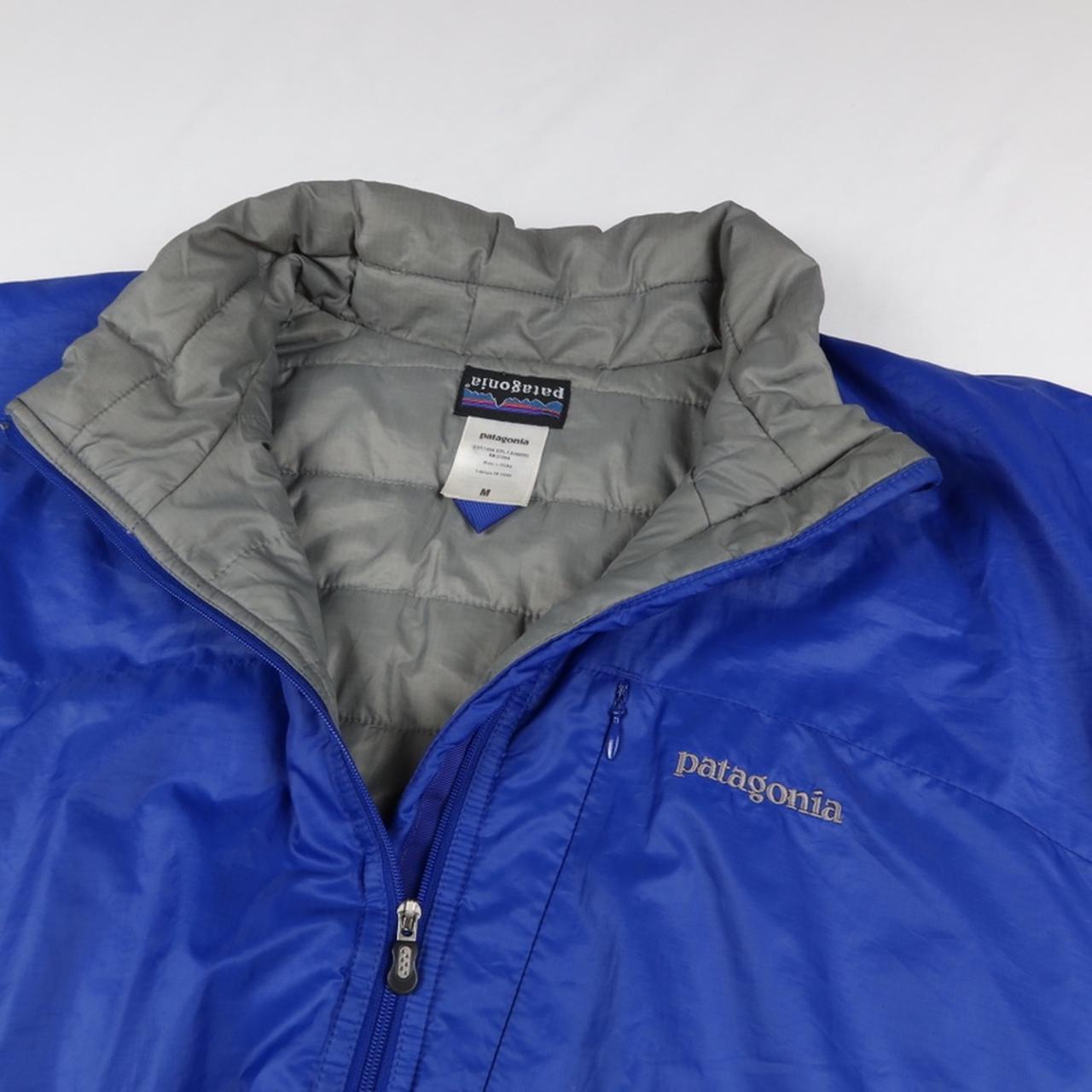 Patagonia Men's Blue and Grey Jacket | Depop