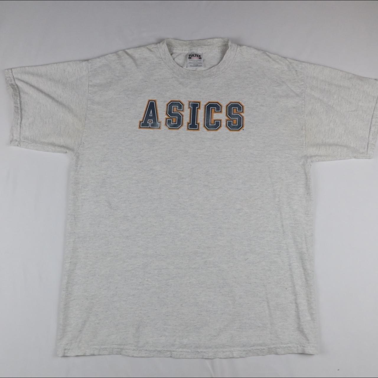 Vintage asics clearance t shirt