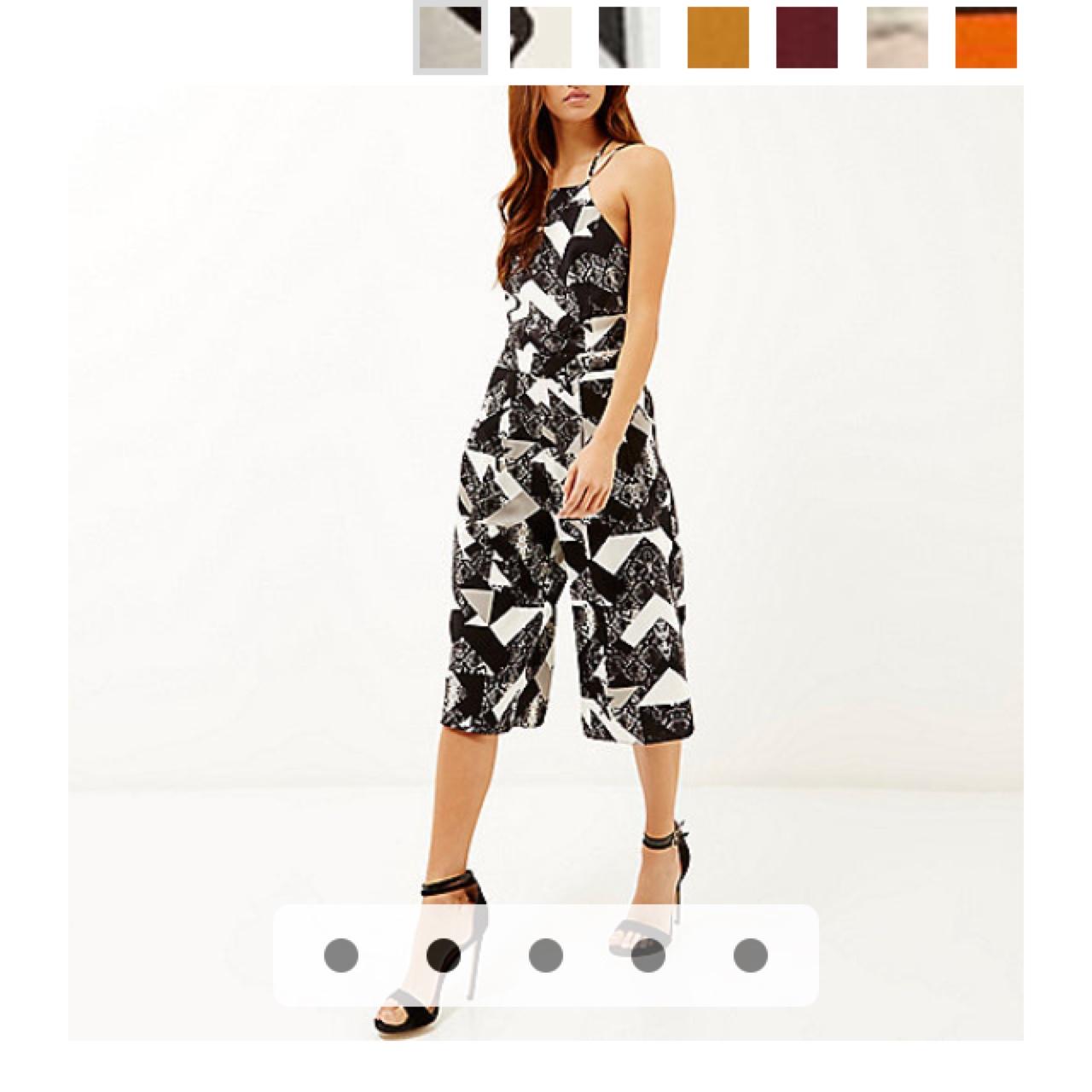 River island hot sale culotte jumpsuit