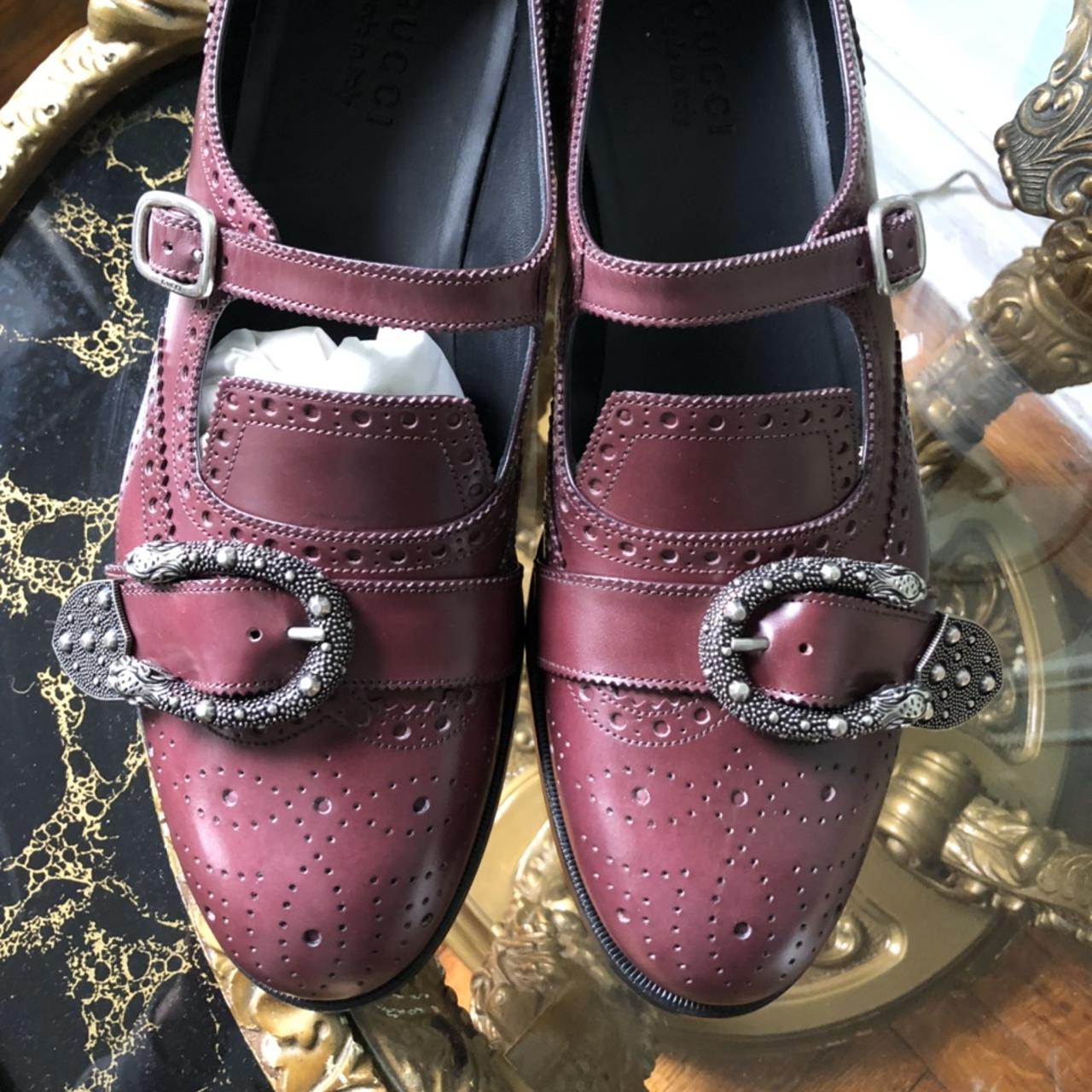 GUCCI Dress shoes / US9 / BLK / Leather / Dionysus / Queercore brogue /  Boxed Black ref.502381 - Joli Closet