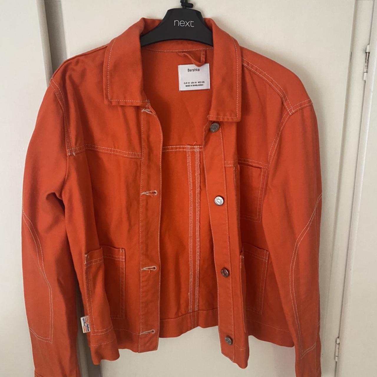 Bershka hotsell orange jacket